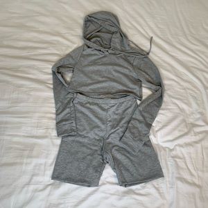 Two piece bike short set